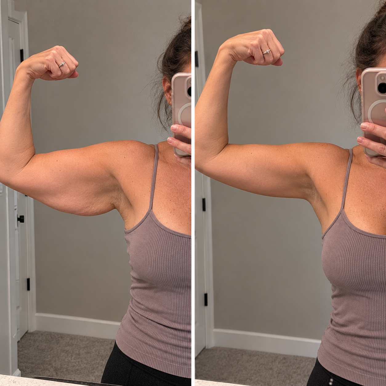 Before and after result